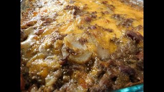 Southern Hamburger and Potato Casserole (easy recipe)