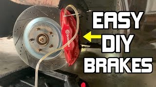 HOW TO Bleed & Flush Brakes (DIY) Plus, install stainless steel lines