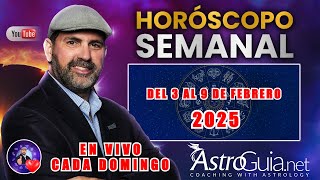 COMPARTELO EN TUS REDES: 💫 Horoscopo Semanal Del 3 Al 9 de Febrero 2025