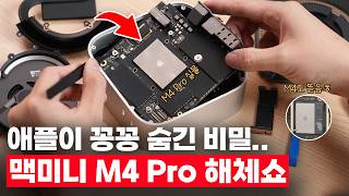 동시에 뜯어보니 급차이 미쳤네..? M4 Pro vs M4 맥미니 2대 해체쇼!