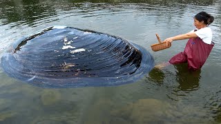 I'll see where you're running this time, finally catching the big pearl clam