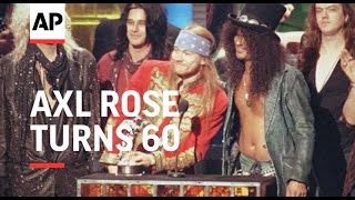 Guns N' Roses frontman Axl Rose turns 60