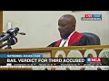 Nathaniel Julies Case | Bail verdict for third accused