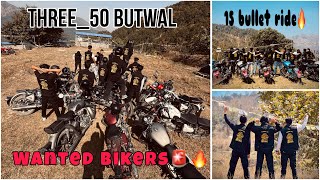 Three_50 Ride Butwal To Palpa Nuwakot // 15 Bullet Bike 🔥// Modified Bullet In Nepal🚨// Meetup🖤