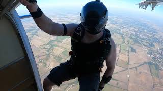Skydiving Backflip Exit | Skydive Spaceland Dallas | BenBallardTX | Fun Hop & Pop | #210 | 9/26/21