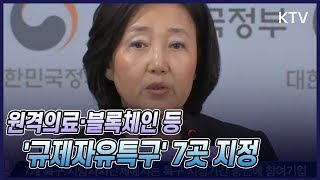 원격의료·블록체인 등 '규제자유특구' 7곳 지정