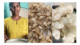 బియ్యప్పిండి ,సగ్గుబియ్యం వడియాలు( how to make saggubiyyam \u0026 rice flour papads) in Telugu