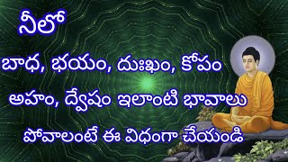 నీలో బాధ, భయం, దుఃఖం, కోపం, ద్వేషం, ఇలాంటి భావాలు పోవాలంటే ఈ విధంగా చేయండి