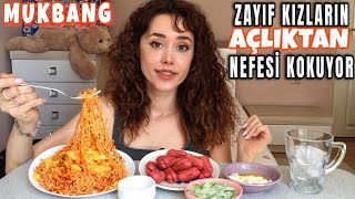 ZAYIF KIZLARIN YAPMADIĞI 5 ŞEY | TIKTOK TARİFLERİ MENÜ MUKBANG