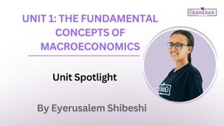 Unit Spotlight :Economics Grade 12 Unit 1