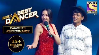 Nora ने दिया Tiger Pop का साथ! | India's Best Dancer | Winner's Performance
