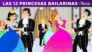 6 Cuentos | Las 12 Princesas Bailarinas y 5 Princesas animados | Cuentos infanti