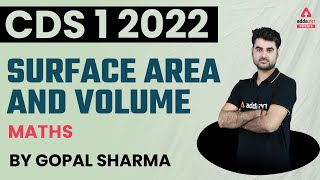 CDS 1 2022 | CDS Maths Preparation | Surface area and volume