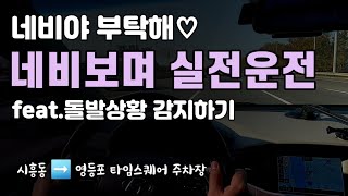 초보운전 네비게이션 보며 길찾아가기 실전도로에서 만날수 있는 돌발상황