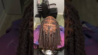 Nice pattern for rope twist 👑‼️ #explorepage #fyp #locstyles #locs #retwist #locdetox #love