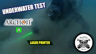 ARCHON J1 LASER POINTER UNDERWATER TEST