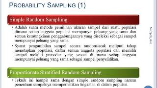 Populasi dan sample