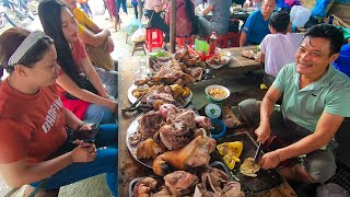 Ẩm thực Chợ phiên Bắc Hà Lào Cai toàn món ngon ăn 1 lần nhớ mãi: Thắng cố, Lợn đen, gà bản