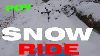 5 JAN 2025 | MTB DEEP SNOW RIDE @ 324m | NORTH YORK MOORS | NOW 100+ SUBS THX (:-)