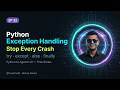 Python Exception Handling Tutorial: Fix Crashes with try, except & More (Beginners) | CodeToAGI