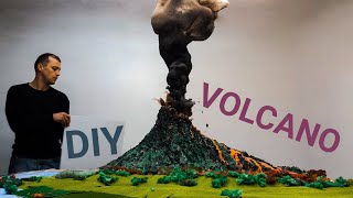 DIY VOLCANO MODEL /  Вулкан Своїми Руками