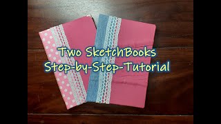 How to Create your own Sketchbooks - two ways! Step-by-Step Tutorial | MelPinkBuJo