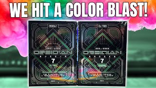 WE HIT A COLOR BLAST!!!! ✨ | 2021-22 Panini Obsidian Soccer Box Battle!