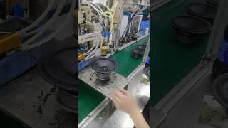 Black fiberglass speaker, factory production