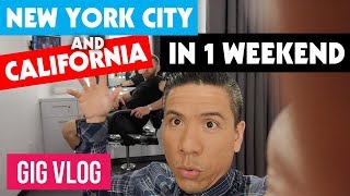 Gigging in NYC and CA in 1 Weekend! | Life On The Road | Touring Musician | Travel Vlog