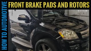 How to Replace Front Brake Pads Rotors and Sensors on a 2008 Mercedes GL450