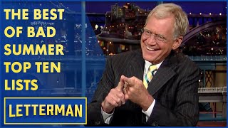The Best Of Bad Summer Top Ten Lists | Letterman