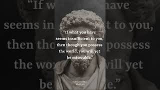 Marcus Aurelius Quote on CONTENTMENT