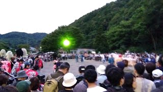 古平町の琴平神社例大祭火くぐり神事、宝海寺駐車場令和６年アーカイブ配信