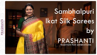 Sambhalpuri Ikat Silk Sarees by Prashanti | 7 Dec 2021