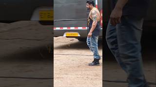 Dhruva Sarja in shooting set 💯❤️💯🔥 #shorts #short #trending #viral #dhruvasarja #martin #pogaru