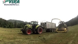 Senáže 2015 |John Deere 7380 ProDrive| (VIKA Kameničná a.s.)