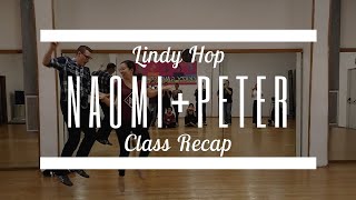 Naomi Uyama \u0026 Peter Strom - Lindy Hop lesson recap @ Spirit Lab 2017