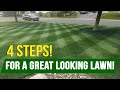 Turn Your Average Lawn Into A Great Lawn With These 4 Steps!!