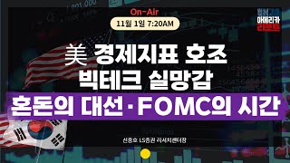 [매아리] 빅테크 실망에 나스닥 -2%대 하락! 11월 미국·한국 증시 전략은? | 신중호 LS증권 리서치센터장, 김유정 아나운서