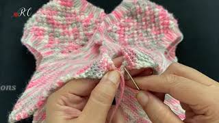 Knitting Elegant Baby Half Jacket Effortlessly