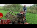 ditch witch digging a trench at home