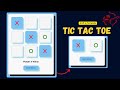 Tic Tac Toe Game with Win Detection & Computer AI
