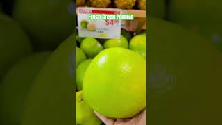 $4.99 FRESH GREEN POMELO #shorts #asmr #fruit #pomelo #citrus #viral #trending #tropical #sweet