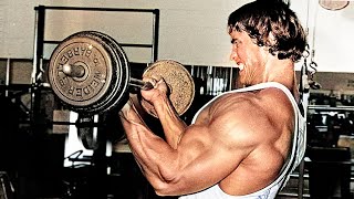 Arnold Schwarzenegger ARMS Workout Routine Before Bodybuilding Competition!