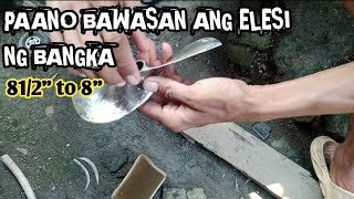 Paano magbawas ng elesi ng bangka.