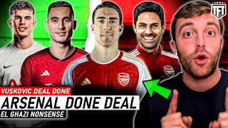Arsenal NEXT DONE DEAL☑️ El Ghazi to Man United😨 Vusković to Tottneham DONE DEAL✅