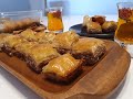 Delicious walnut & almond Baklava بقلاوة خطيرة باللوز و الجوز