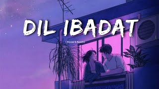 Dil Ibadat - | (slowed & reverb) |lofi song. love song . HD sound...