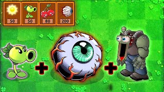 Peashooter + Cat Cartoon + Kick The Buddy and Loki 💚 Plants vs Zombies Fusion Animation Funny EP 01