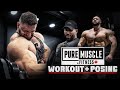 Chest training with Dorian Hamilton at Pure Muscle and fitness